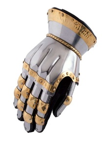 Premium Medieval Plate <b>Gloves</b> with Antique Style Appearance for Home Decor Collector Display Theater Productions and Exhibitions - Product Image 1