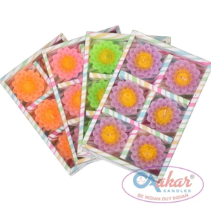 Bougie flottante à l'eau Aakar AF 604 en forme de marguerite pour décoration festive - Product Image 2