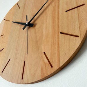 Premium Wooden <b>Clock</b> Handmade Minimalist Wooden Wall <b>Clock</b> Affordable Home Styling Decor Rustic Wooden <b>Clock</b> - Product Image 4