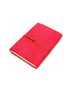 Diario de Cuero Rojo Hecho a Mano |   Cuaderno de papel en blanco |   Diario Vintage para Escribir y Dibujar - Product Image 1