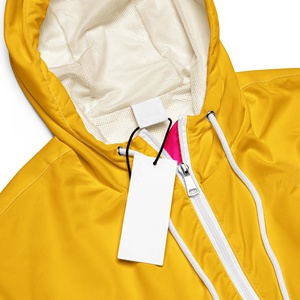 Gran oferta, chaqueta de lluvia impermeable a la moda para mujer, cortavientos ligero con capucha transpirable, chaqueta de nailon para mujer con bloque de Color para exteriores - Product Image 5