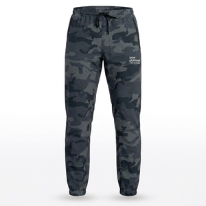 Pantalons de survêtement camouflage pour hommes Pickleball, taille élastique, cordon de serrage, respirants, micro-ventilation, légers, séchage rapide - Product Image 1