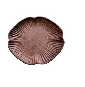 Hot Selling Premium Acacia Wooden Serving Tray With Dual Dip Bowl Sections Snack Platter Kitchen Dining Table Decor Tray - Product Image 1