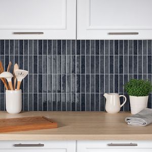 10 Piezas de Azulejos Autoadhesivos 3D de Estilo Industrial, Color Gris Pizarra, 12x12 Pulgadas, Impermeables y Termorresistentes para Pared - Product Image 1