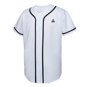 Camiseta de Béisbol Personalizada Color Granate para Hombre, Uniforme de Equipo con Botones, Algodón Orgánico Transpirable, Diseño Liso Estampado, OEM - Product Image 4
