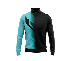 High Performance Sublimation Quarter Zip <b>Jacket</b> Men Women Youth Sportswear Quick Dry Team Pullover - Product Image 1