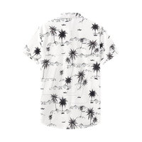 Kemeja Hawaii Pria Modis Motif Tropis Lengan Pendek Kancing Depan Untuk Liburan Pantai, Pesta, dan Resor