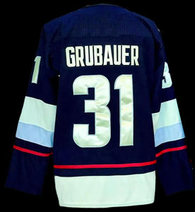 Unisex Ice Hockey Sportswear Polyester Quick Dry Breathable Knit OEM Custom Sublimated Adult Uniform - Product Image 6