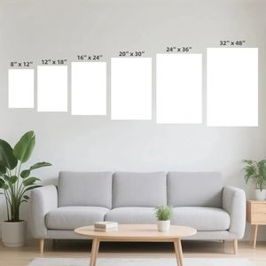 Opere d'Arte Decorative Personalizzate, Stampe su Tela 8"x12", Foto Verticali 2x3, Stampa Tucano - Arte su Tela Personalizzabile Unica - Product Image 5