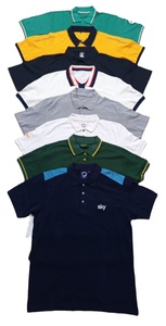 เสื้อโปโลแบบแห้งเร็วเสื้อกอล์ฟ/ทำงานยูนิเซ็กส์โลโก้เอ็มบริโอเครื่องแต่งกายซับเหงื่อสำหรับผู้ชายและผู้หญิง180กับ200GSM - Product Image 4