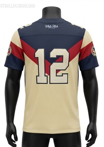 Camiseta de Fútbol Americano Blanca con Costuras, para Hombre, sin Tirantes, Manga Corta, 100% Poliéster, Transpirable, Diseño con el Número 12 en Toda la Parte Delantera - Product Image 6