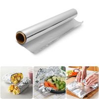 Feuille de papier aluminium enduit de qualité alimentaire, résistant aux hautes températures, pour usage domestique et cuisson en cuisine