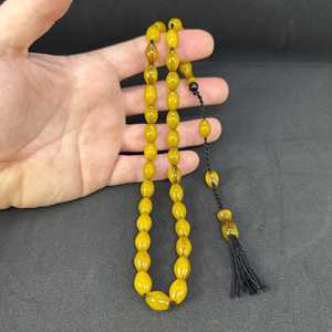 Tasbih islamique traditionnel en résine émaillée, en forme de hibou, pour la prière et le Dhikr, fait main, personnalisable - Product Image 6