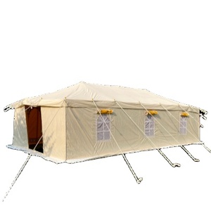Tienda de lona de algodón impermeable de alta calidad para 4 Estaciones, último diseño de Glamping para acampar al aire libre en primavera - Product Image 6