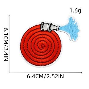 Animal Logo Embroidery Patch Personalized Hook Loop Velcro Badge 3D Puff Heat Press <b>Iron</b> <b>On</b> Fabric Patch for Clothing Hat - Product Image 4