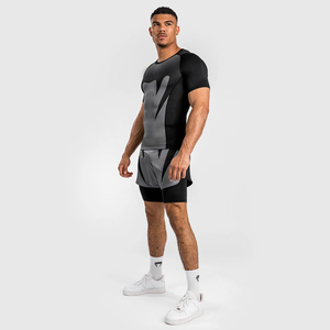 Rashguard à manches courtes pour homme, manches longues pour le fitness, le grappling et l'entraînement MMA, vêtements d'extérieur de haute qualité - Product Image 3