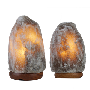 Lampe de sel grise résistante aux intempéries, forme naturelle, pour régions à forte humidité - Product Image 5