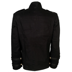 Men Black <b>Gothic</b> Steampunk Vintage Spring Streetwear Zipper Bomber <b>Jacket</b> - Product Image 4