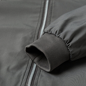 Blouson aviateur réversible et respirant pour homme, coupe-vent imperméable pour l'automne, avec logo frontal, 100 % polyester - Product Image 3