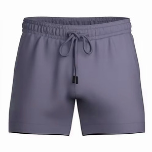 Shorts de sport en coton pour homme, taille haute, à cordon de serrage, à carreaux, respirants, pour l'été, avec poches, OEM - Product Image 6