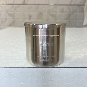 100% Pure Metallic bougie Container finition brillante et logo personnalisé pour la décoration éclair à Noël et à la maison en vrac - Product Image 5