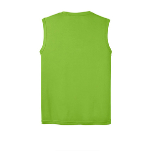 Débardeur 100% polyester pour homme avec logo personnalisé, débardeur respirant classique pour homme, débardeur de sport sans manches à séchage rapide pour la salle de sport - Product Image 2