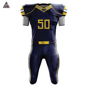 Uniforme de football américain personnalisable de haute qualité, design très populaire, séchage rapide, grande taille, OEM, sur mesure - Product Image 2