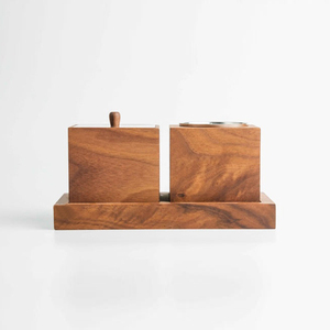 Handcrafted Wooden Bakhoor Burner Set <b>With</b> Storage Box And Tray. Premium Home Decor For Global Export High Quality Finish - Product Image 5