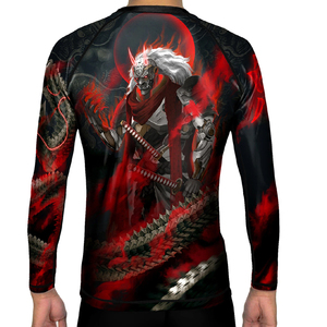 Chemise de protection anti-UV respirante en polyester écologique UPF50+, anti-transpiration, manches longues, pour MMA - Product Image 2