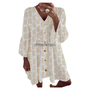 Vestidos Casuales de Verano Más Vendidos para Mujer, Estilo Indio, Ropa de Dormir, Vestidos de Primavera/Verano - Product Image 5