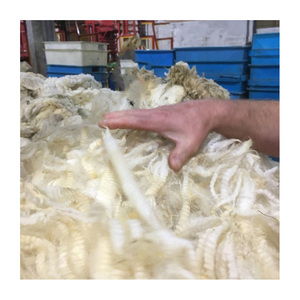 Wholesale Price 28-34mic Raw Carded 100% <b>Wool</b> Sheep <b>Wool</b> Waste - Product Image 1