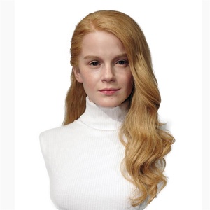 <span class=keywords><strong>Buste</strong></span> en silicone grandeur nature hyper réaliste, artisanal en résine, impressionnant, élégant et décoratif pour l'affichage de bijoux - Product Image 3