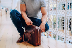 Wholesale High Quality <b>Leather</b> Designer <b>Briefcase</b> Laptop <b>Briefcase</b> Business Office Bag for Men Laptop Handbag Portable LaptopBag - Product Image 5