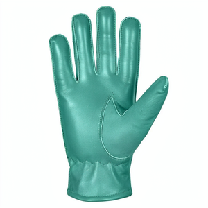 ถุงมือขับรถหนังสีเขียวอมฟ้า แบบเต็มนิ้ว สำหรับทุกเพศ ทุกฤดู สัมผัสนุ่ม จับกระชับมือ ใส่สบาย เหมาะสำหรับกิจกรรมกลางแจ้งและสวมใส่ลำลอง - Product Image 3
