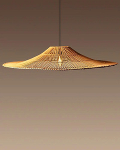 Handmade Modern Luxury Rattan Hanging Light Lightweight & Eco-Friendly for Bedroom and <b>Study</b> Room - Product Image 1