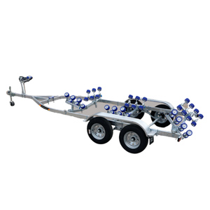 <span class=keywords><strong>Remorque</strong></span> <span class=keywords><strong>bateau</strong></span> multi-usages Hyroad Silver en acier galvanisé à chaud à double essieu, capacité de charge <span class=keywords><strong>1500</strong></span> <span class=keywords><strong>kg</strong></span>, 6460x2200 - Product Image 4