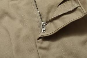 Pantalon décontracté de style japonais, pantalon cargo kaki streetwear, pantalon ample à broderie osseuse, pantalon droit pour hommes et femmes - Product Image 6