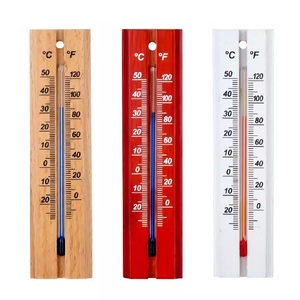 Termómetro de Escala Corta de Madera para Uso en Interiores/Exteriores - Product Image 2