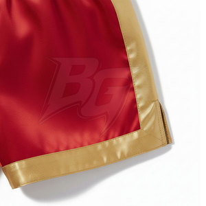 Shorts de combat Muay Thai sur mesure, style nouveau, couleur unie, satin/polyester, séchage rapide, respirant, fabriqué au Pakistan pour hommes - Product Image 6