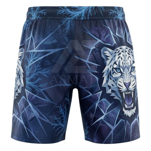 Pantalones Cortos de Competición de Lucha Libre para Hombre con Material de Secado Rápido y Diseño Atlético Flexible - Product Image 6
