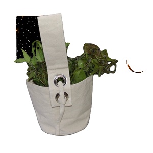 Encantadoras bolsas de algodón con asas de cinta, bolsas de compras plegables de lona con logotipo personalizado para regalos al aire libre, estilos de captura de corazones - Product Image 1