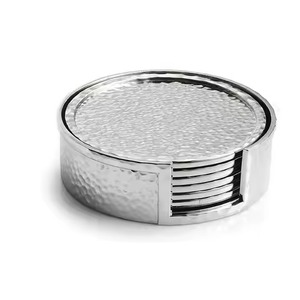 Ensemble de sous-verres en métal faits à la main de luxe pour la table à manger, protection des boissons et décoration élégante de l'intérieur de la maison - Product Image 5