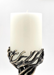 Portavelas de Latón Hecho a Mano, Resistente al Calor, Ecológico, Ligero y Elegante para el Hogar, Cafeterías y Bodas - Product Image 2