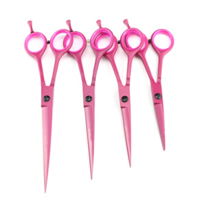 Ciseaux à cheveux personnalisés de 5,5 à 7,5 pouces, ciseaux de salon de coiffure Vg10, ciseaux de barbier pour la coupe de cheveux - Product Image 6