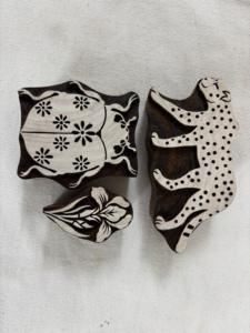 Hand Carved Wooden Printing Blocks for Textile Printing, Pottery, Clay Art, <b>Scrapbooking</b> & DIY Craft Stamping - Product Image 4