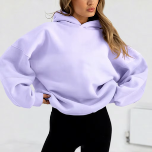 Sudadera con Capucha de Invierno Personalizada OEM, Bordada, con Bloques de Color, Estilo Urbano, Deportiva, de Alta Calidad, para Gimnasio, de Forro Polar, Poliéster/Algodón, Talla Grande - Product Image 2