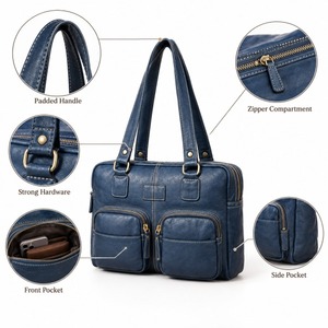 Sac fourre-tout en cuir pour femme, grand sac à bandoulière élégant, sac à main quotidien, sac de shopping, sac de travail, sac de voyage, sac cadeau pour elle, nouveau sac tendance - Product Image 5