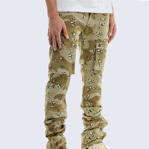 Pantalones Vaqueros de Mezclilla para Hombre al por Mayor, Pantalones Casuales, Logotipo Personalizado, Proveedor de Fábrica OEM ODM, Pantalones Cargo de Primera Calidad, Transpirables - Product Image 4