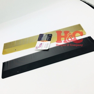 HOOPER COMPANY Soporte para Extensiones de Cabello de Acero Inoxidable Negro de Alta Resistencia con Logotipo Personalizado, para Pelucas, con Peine Dorado - Product Image 5
