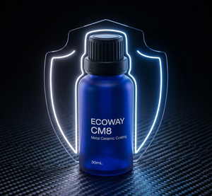 ECOWAY CM8 Scellant Métallique pour Peinture avec Technologie Anti-Poussière Revêtement de Jante au Graphène pour Fournisseurs d'Entretien Automobile Emballage 30ml - Product Image 6